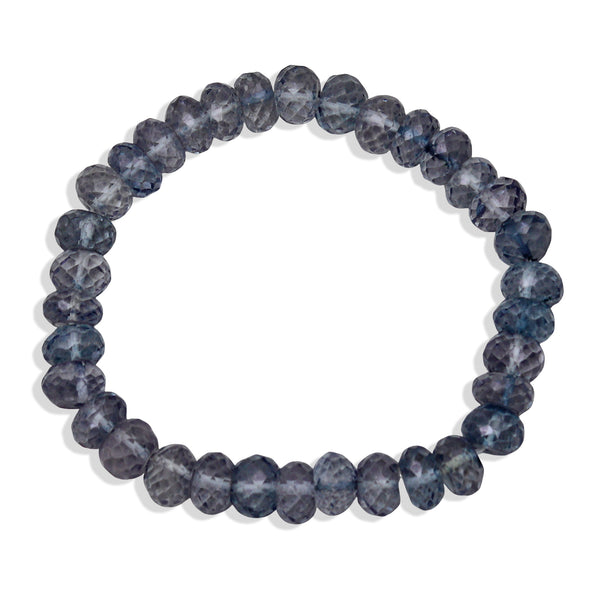 Natural Paraiba Quartz Beads Bracelet