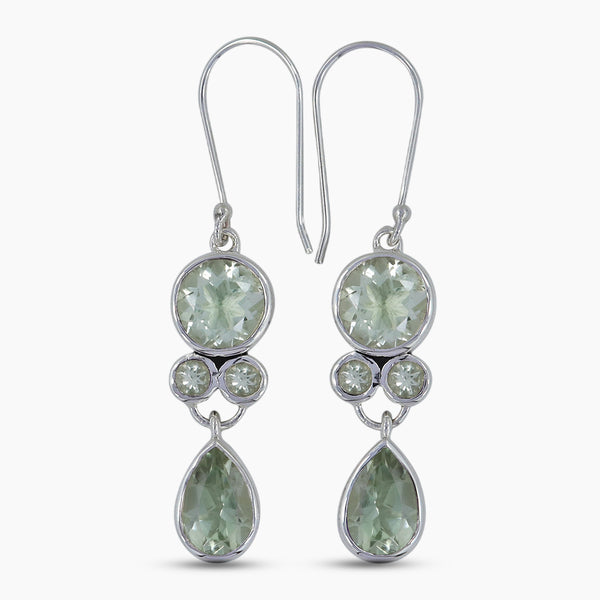 Citrine Silver Earrings