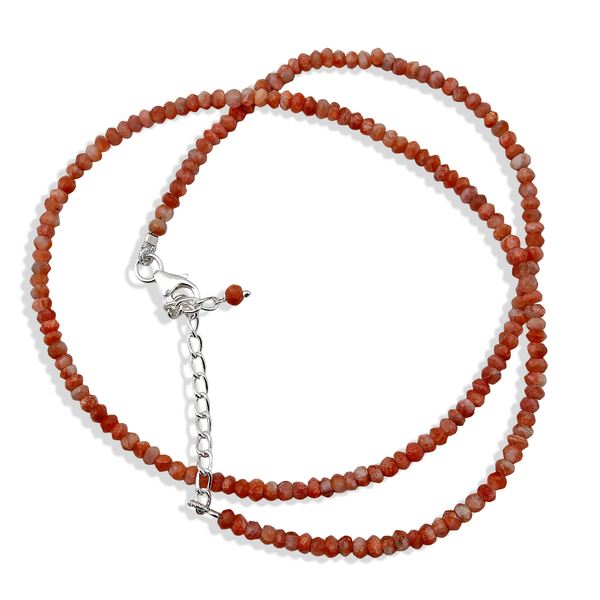 Sunstone Beads Necklace