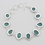 925 Sterling Silver Green Malachite Bracelets