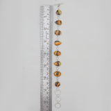 Natural Mustard Jasper Silver Bracelets
