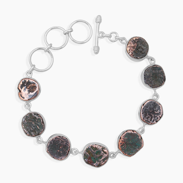 925 Sterling Silver Coin Bracelets