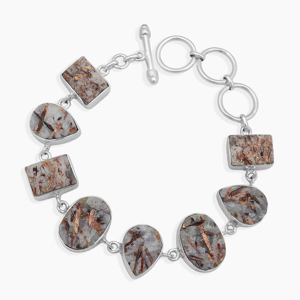 925 Sterling Silver Astrophyllite Bracelets