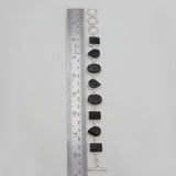 Black Tourmaline Silver Bracelets