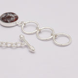 Crazy Lace Agate Silver Bracelets