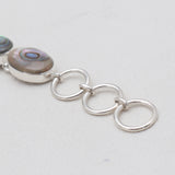 925 Sterling Silver Abalone Shell Bracelets