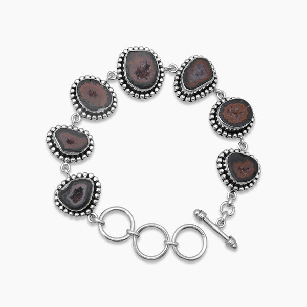 Coconut Druzy Silver Pendant Sets