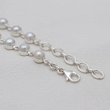 925 Sterling Silver Pearl Bracelets