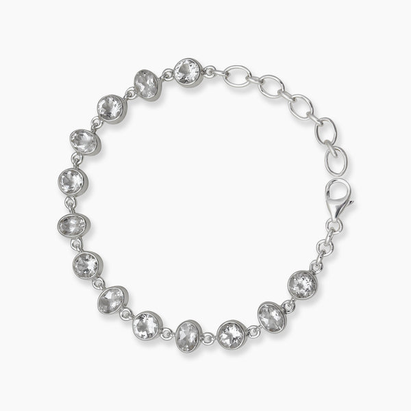 Crystal Silver Bracelets