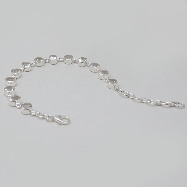 Crystal Silver Bracelets