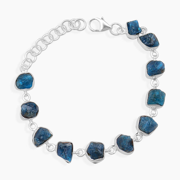 925 Sterling Silver Apatite Bracelets