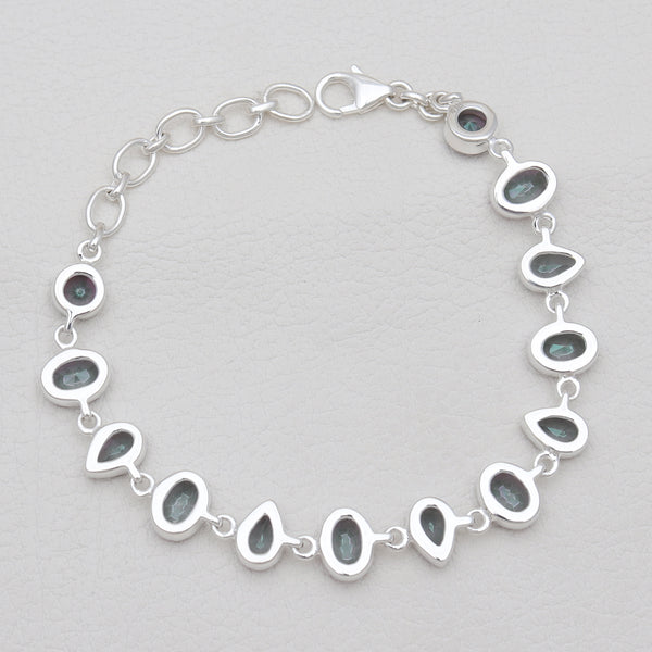 Mystic Quartz Silver Bracelets