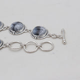 Dendritic Opal Silver Bracelets