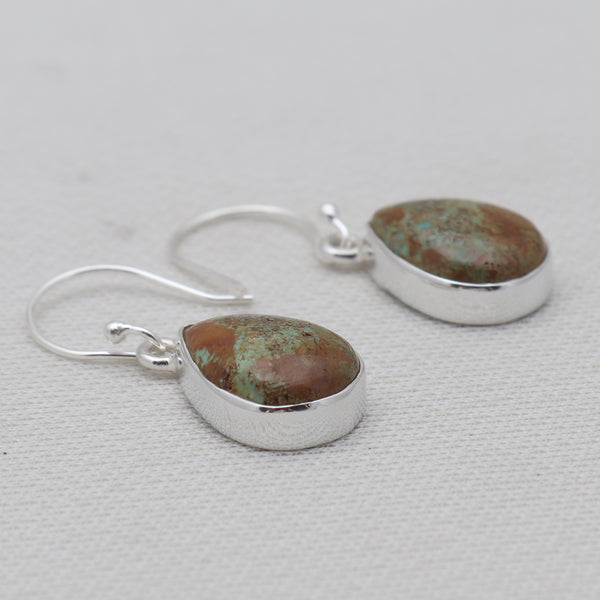925 Sterling Silver Gaspeite Earrings