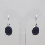 Azurite Malachite Silver Earrings