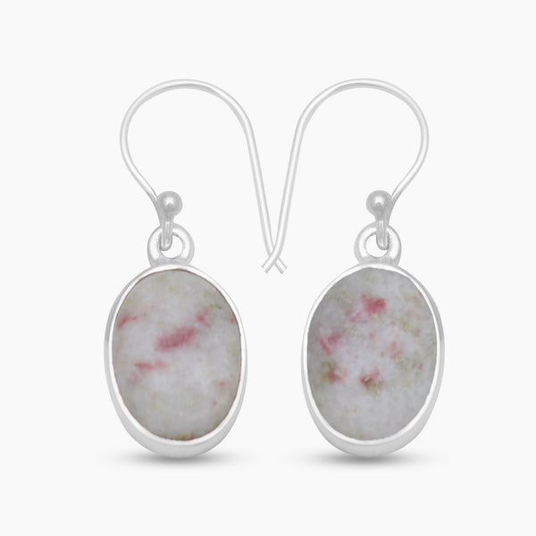 925 Sterling Silver Thulite Earrings