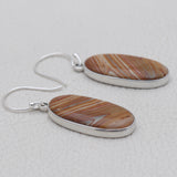 Wagul Jasper Silver Earrings