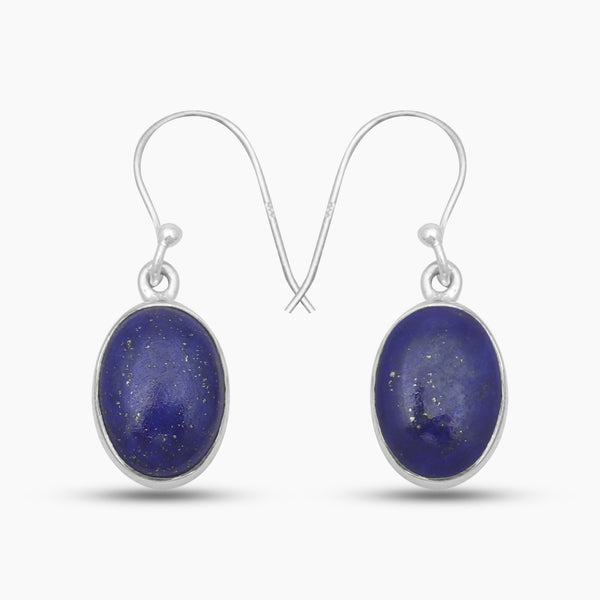 925 Sterling Silver Lapis Lazuli Earrings