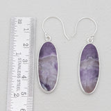 925 Sterling Silver Morado Opal Earrings