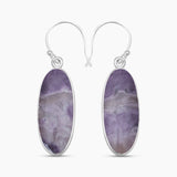 925 Sterling Silver Morado Opal Earrings