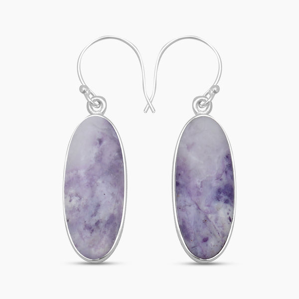 925 Sterling Silver Morado Opal Earrings