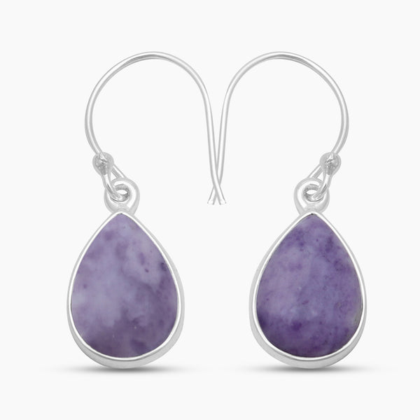 925 Sterling Silver Morado Opal Earrings