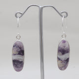 925 Sterling Silver Morado Opal Earrings