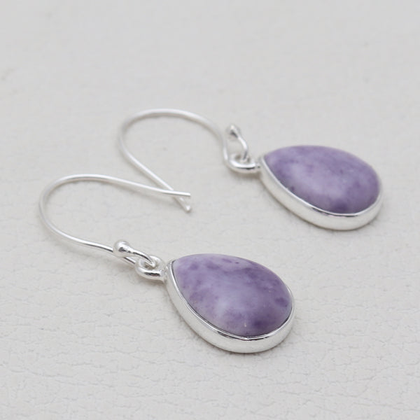 925 Sterling Silver Morado Opal Earrings