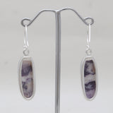 925 Sterling Silver Morado Opal Earrings