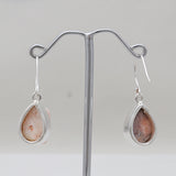 Barite Morocco Druse Silver Earrings