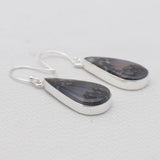 Montana Agate Silver Earrings