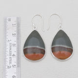 925 Silver Polychrome Jasper Earrings