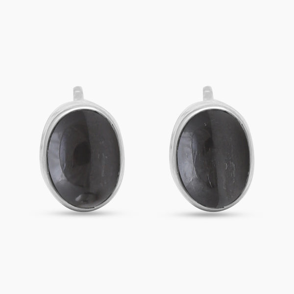 Iolite Silver Studs Earrings