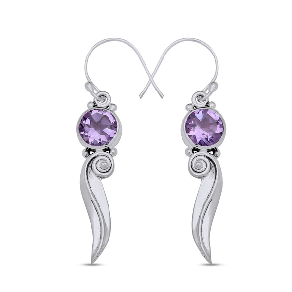 925 Silver Citrine Earrings