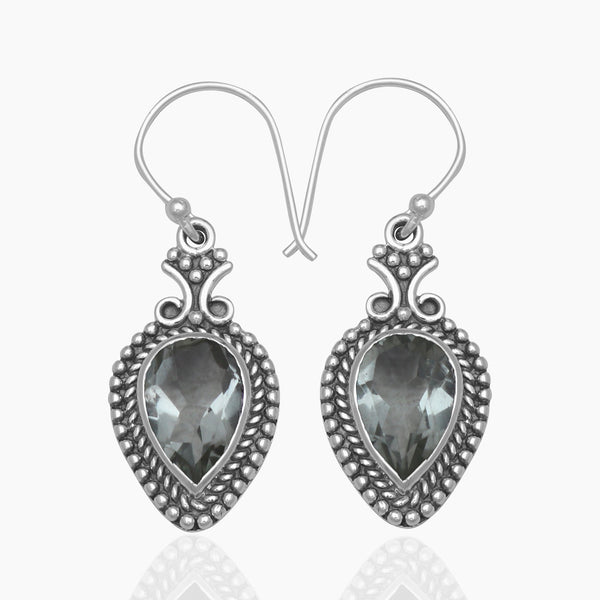925 Sterling Silver Crystal Earrings