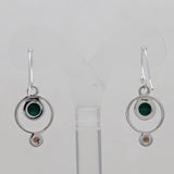 925 Sterling Silver Malachite Earrings