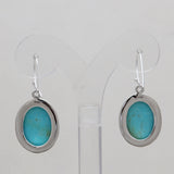 Mexican Turquoise Silver Earrings