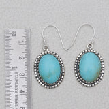 Mexican Turquoise Silver Earrings