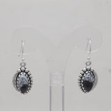 925 Silver Dendritic Opal Earrings