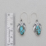 925 Silver Mexican Turquoise Earrings