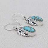 925 Silver Mexican Turquoise Earrings