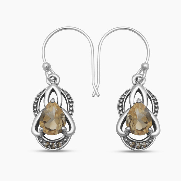925 Sterling Silver Peridot Earrings