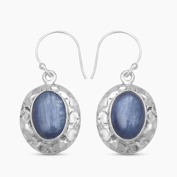 Kyanite Silver Designer Earrings
