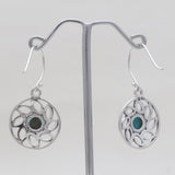 Mexican Turquoise Silver Earrings