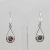 925 Silver Turquoise Spiny Oyster Earrings