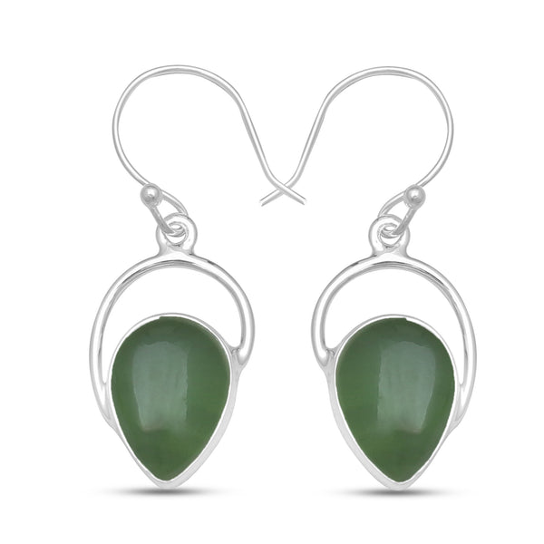 925 Silver Rose Quartz Earring