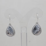 925 Silver Dendritic Opal Earrings