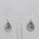 925 Silver Dendritic Opal Earrings