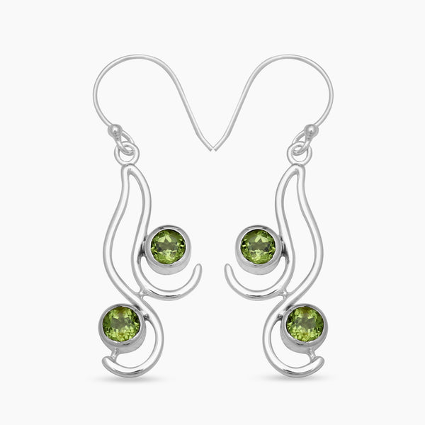 Mystic Quartz Silver Earrings