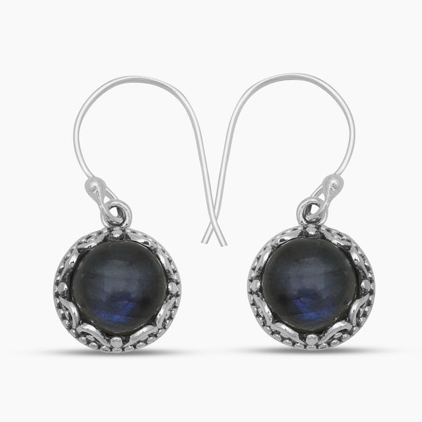 925 Silver Labradorite Earrings